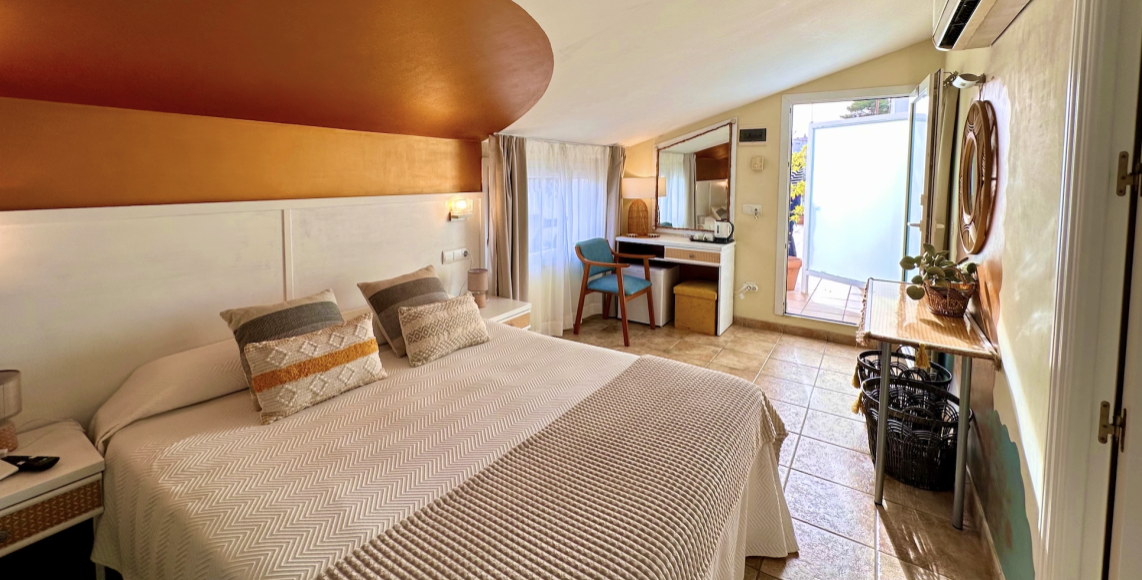 Habitación Doble con Terraza Privada